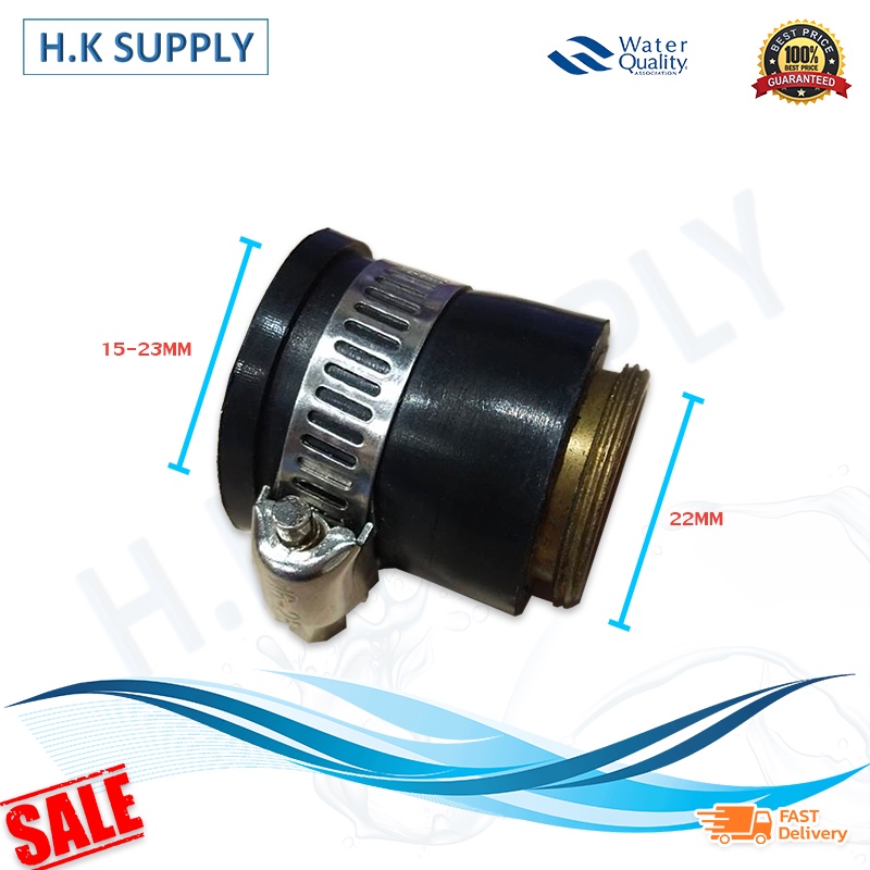 หัวต่อ ก๊อกน้ำ เครื่องกรองน้ำ Diverter Valve 4หุน แบบท่อ 1/4 นิ้ว 2 หุน  อ่างล้างจาน แคมป์ล็อค หัวก๊อก EXMA ราคา ถูกที่สุด ดีลบีเคเค แกลเลอรีภาพที่ 3