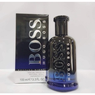 น้ำหอม Hugo Boss Bottled Night EDT 100 ml. *กล่องขาย* 【ของแท้ 100 % 】ส่งฟรี 📦🛵🚚📦🛵🚚