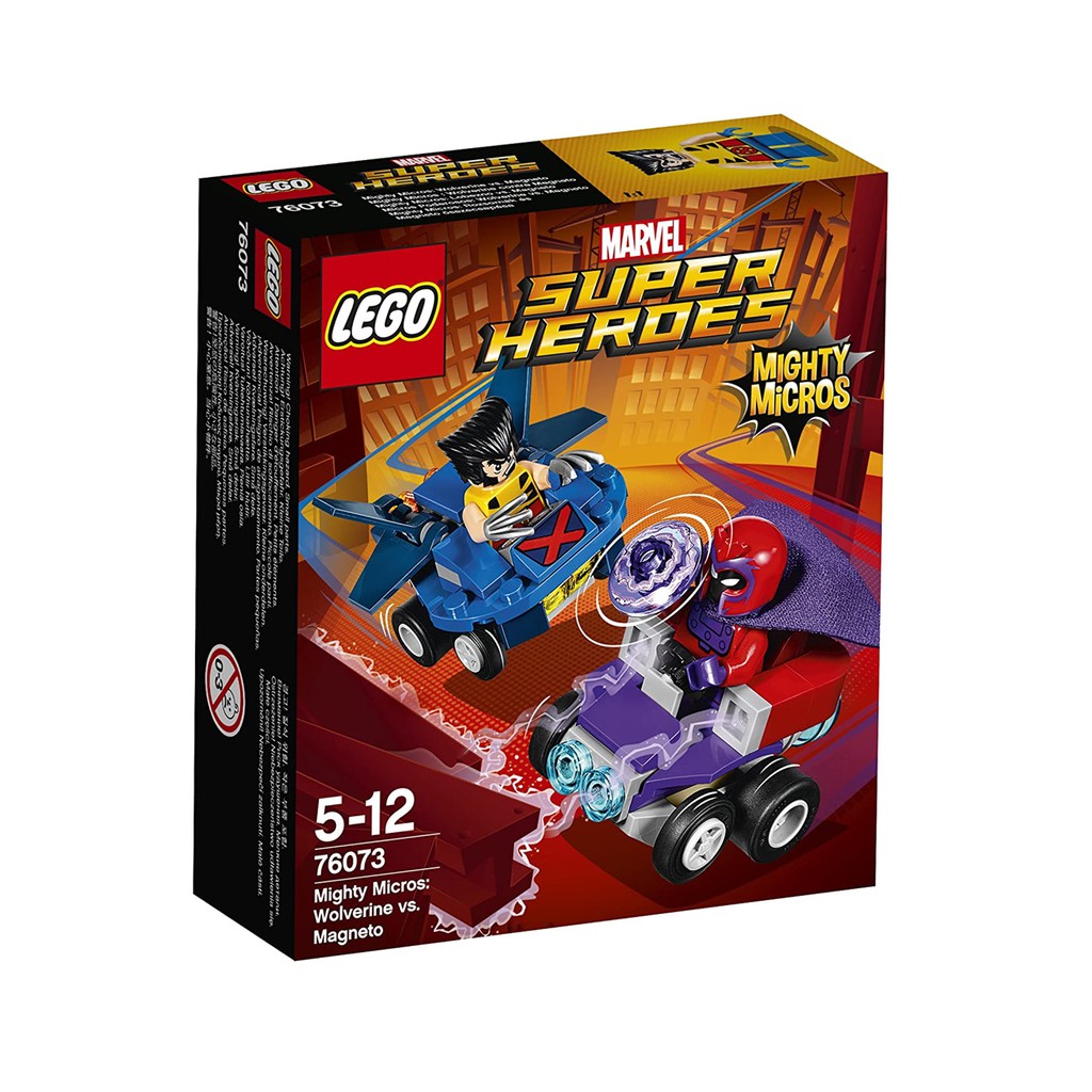 76073 : LEGO Marvel Super Heroes Mighty Micros Wolverine vs. Magneto