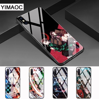 Huawei Y6 Prime Y9 Mate 20 Pro Honor 8X 9 10 Lite glass case 94POL demon slayer cool