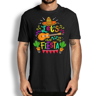 คอลูกเรือเสื้อยืด พิมพ์ลาย Cinco De Mayo Mexican Guitar กระบองเพชร ตลก สําหรับปาร์ตี้S-5XL