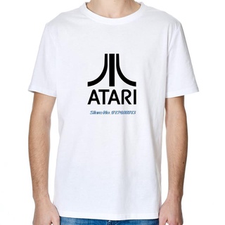 เสื้อยืดผ้าฝ้าย เสื้อยืด พิมพ์ลายโลโก้อวกาศ Atari สไตล์ญี่ปุ่น ขนาดใหญ่ สําหรับผู้ชาย