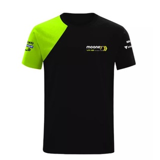 ใหม่ F1 VR 46 ชุดแข่งรถ McLaren เสื้อยืดแขนสั้น แห้งเร็ว สําหรับผู้ชาย