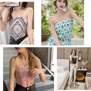 เกาะอกผ้าอัดพรีท พร้อมส่งป้ายTBJ&amp;JJJ studio แท็กทุกตัว(2)