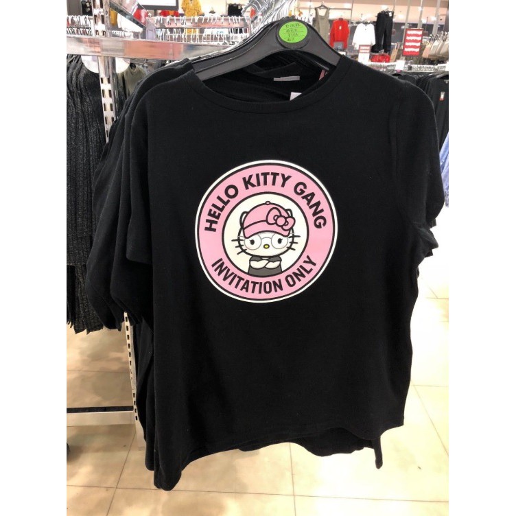 H&M Hello Kitty Printed Tshirt Shopee Thailand