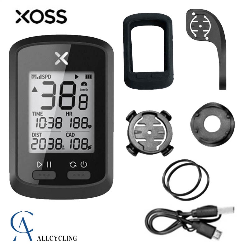 Xoss G+ เครื่องวัดความเร็ว GPS ไร้สาย กันน้ํา เข้ากันได้กับบลูทูธ ANT+ สําหรับจักรยาน