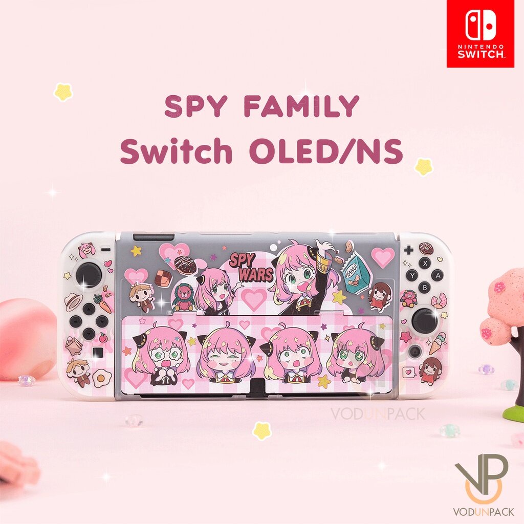 VP เคส Nintendo Switch / OLED Spy x Family น้องอาเนียสุดน่ารัก มาพร้อม กระปุกใส่เกม อาเนีย เข้าชุด A