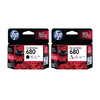 หมึกพิมพ์ HP 680 Original Ink Advantage Cartridge ของแท้ HP by Earthshop สำหรับเครื่อง HP 2135,2675,3775,3776,3777,5276