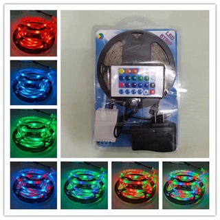 ไฟเส้น LED RGB 5เมตร รุ่น2835RGB มีรีโมท ปรับสีได้ตามใจ