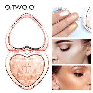 O.TWO.O ชิมเมอร์เน้นผง Palette ใบหน้า Contouring แต่งหน้า Highlight ใบหน้า Bronzer เน้นผิวกระจ่างใส 5 สี # 9126