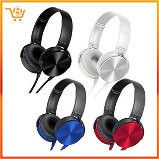 หุ้น ชุดหูฟังสเตอริโอสำหรับเล่นเกม MDR-XB450AP EXTRA BASS Stereo Headphone headset XB-450 (Sony)หูฟังบลูทูธ