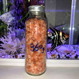 HOME BROเกลือหิมาลายันสีแดง แบบเม็ดหยาบ ขนาด 3-5mm*ขวดแก้ว 360กรัม