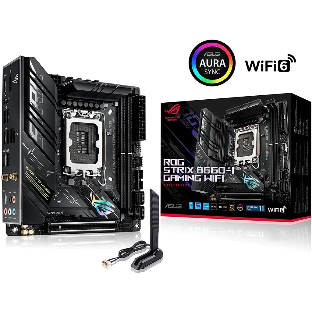 ASUS ROG Strix B660-I Gaming WiFi LGA 1700(Intel 12th Gen) Mini-ITX Mother Board