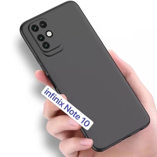 Case infinix Note 10 เคสโทรศัพท์ Infinix เคสนิ่ม tpu เคสสีดํา เคสซิลิโคน เคส กันกระแทก Infinix note10 ส่งจากไทย