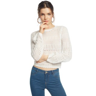 OVS Crochet Knit Top With Kimono Sleeves