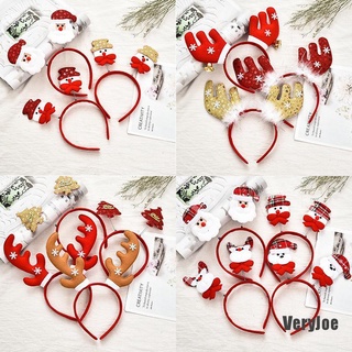 (Veryjoe) ที่คาดผมเขากวาง ต้นคริสต์มาส ซานต้า สําหรับเด็ก
