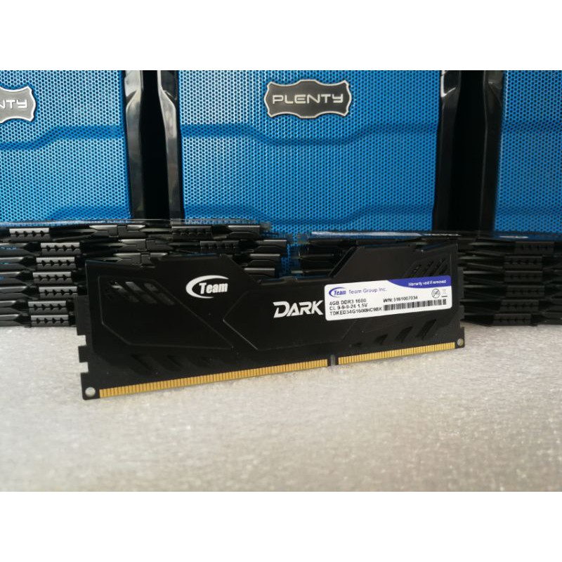 [ลด 200.- โค้ด TANG544]RAM TEAM DARK DDR3 4G(BUS1600)