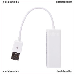 [simplehomeline] อะแดปเตอร์เครือข่ายอีเธอร์เน็ต LAN USB 2.0 เป็น 10 100 1000 Gigabit RJ45 1000Mbps
Usb