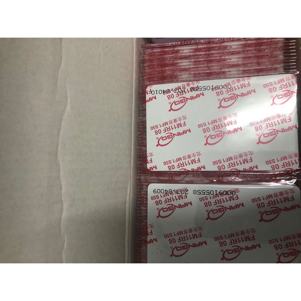 100PCS MANGO Door Access Mifare Contactless ( IC ) Smart Card with