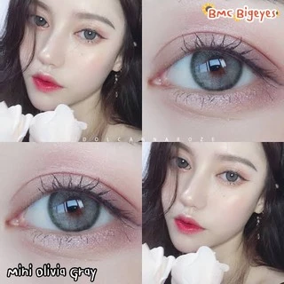 คอนแทคเลนส์ Mini Olivia Brown / Light Brown / Gray (Kitty Kawaii) ขนาดมินิ 🌷 ลายฮิต ขายดีมาก