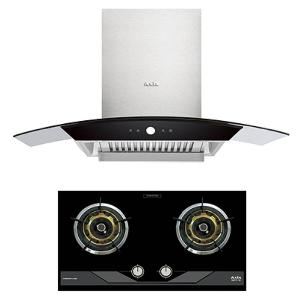 Kitchen appliances set HOB+HOOD AXIA DMF73-2G+C-CURVE90 Kitchen appliances Kitchen equipment ชุดเครื่องใช้ไฟฟ้าในครัว เต