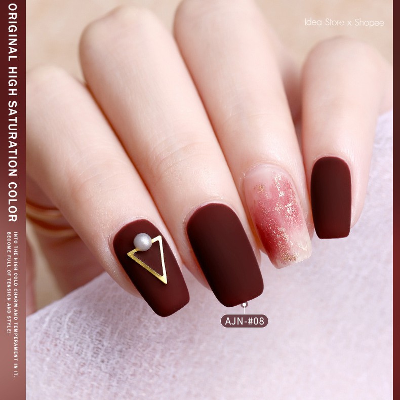 สีเจล สีทาเล็บเจล AS ( รหัส AJN ) สีแดง 9 เฉด 15ml รูปที่ 8