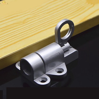 (Fashion Clothing)Aluminum Alloy Gate SecurityFully automatic Pull Ring Spring Bounce Door Bolt Latch Lock