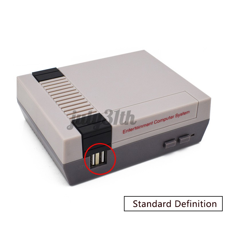 เกมส์คอนโซลขนาดเล็ก Built - In 620 Games And 2 Nes Classic Gamepads ...