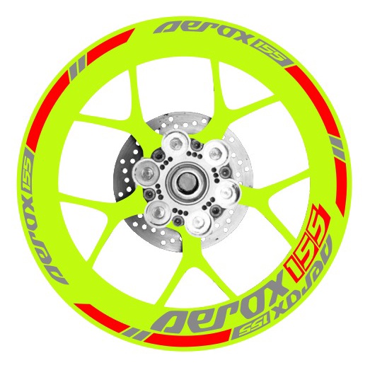 AEROX 155 สติ๊กเกอร์ RIM STABILO ดีไซน์ใหม่ ZFSTICKERS