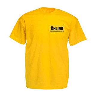 OHL004 เสื้อยืด คอกลม โอลิน มอเตอร์ไซต์ รถยนต์ รถซิ่ง OHLINS T SHIRT RACING WEAR  004