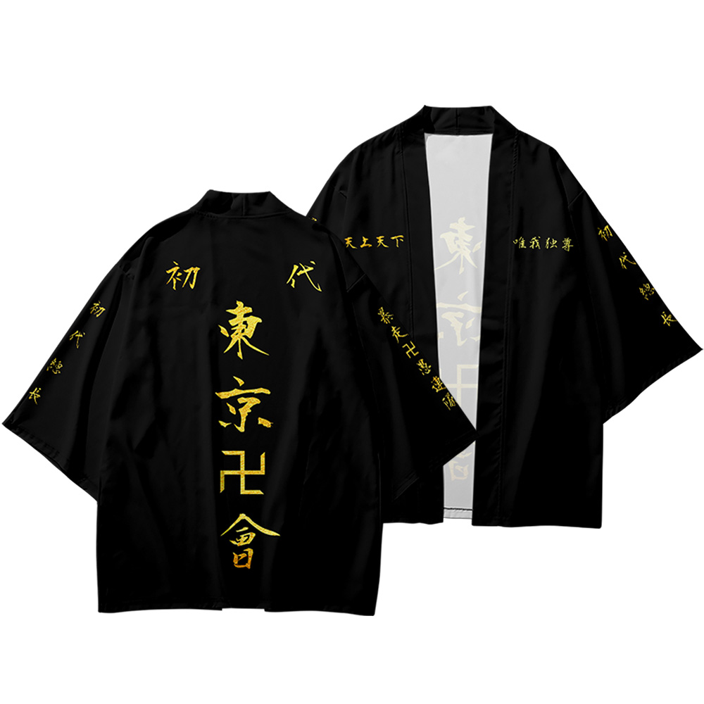 เสื้ออะนิเมะใหม่โตเกียวสวัสดิกะเวนเจอร์สอะนิเมะโตเกียว คอสเพลย์แต่งกายเสื้อยืด