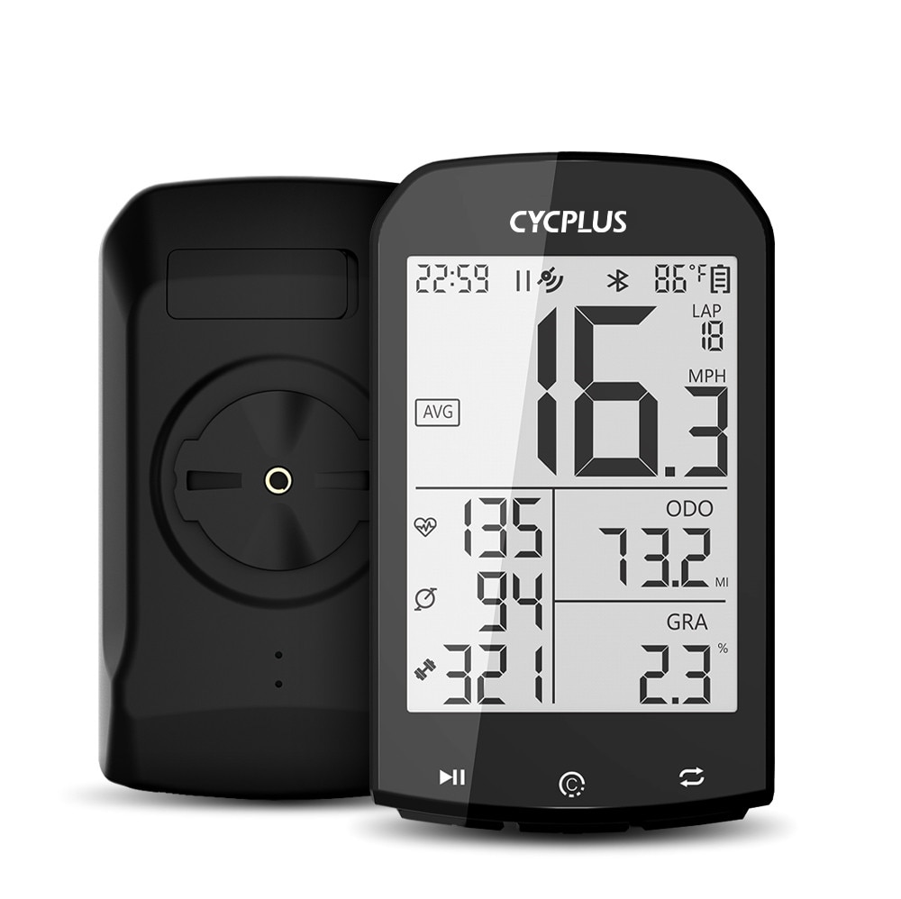 Cycplus M1 มาตรวัดความเร็ว GPS คอมพิวเตอร์ ติดจักรยาน บลูทูธ 4.0 ANT+ สําหรับ Garmin Wahoo Xoss