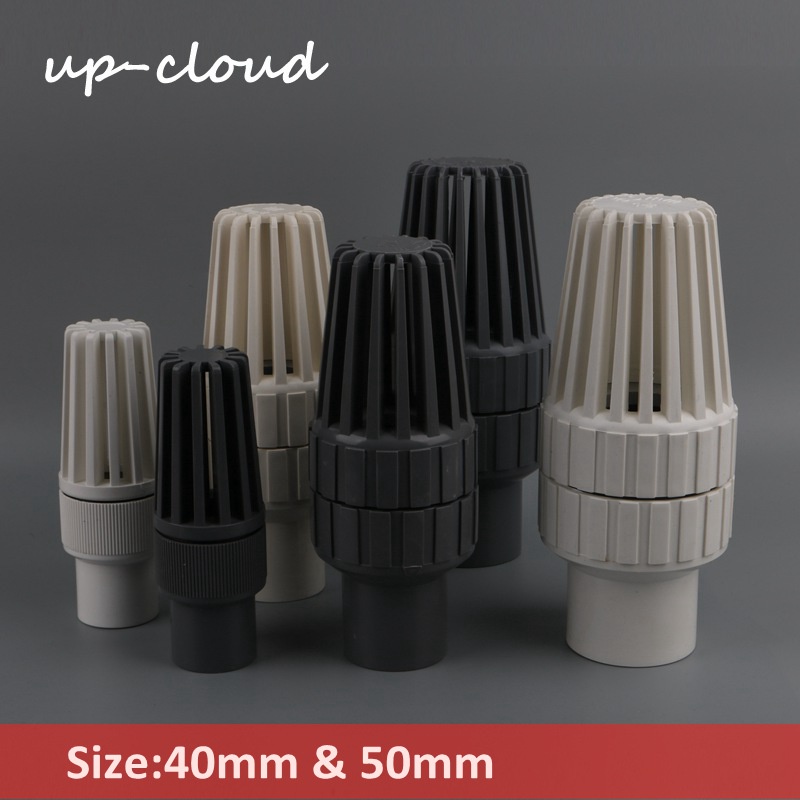 1pc Iinner diameter 40mm 50mm water filter water pump water inlet outlet filter PVC Check Valve With