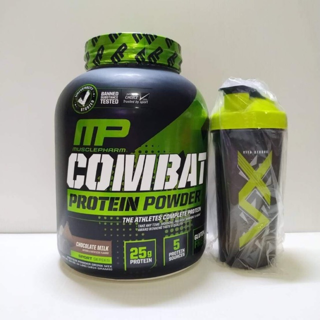 MusclePharm Combat Protein ขนาด 4 ปอนด์+เชคเกอร์