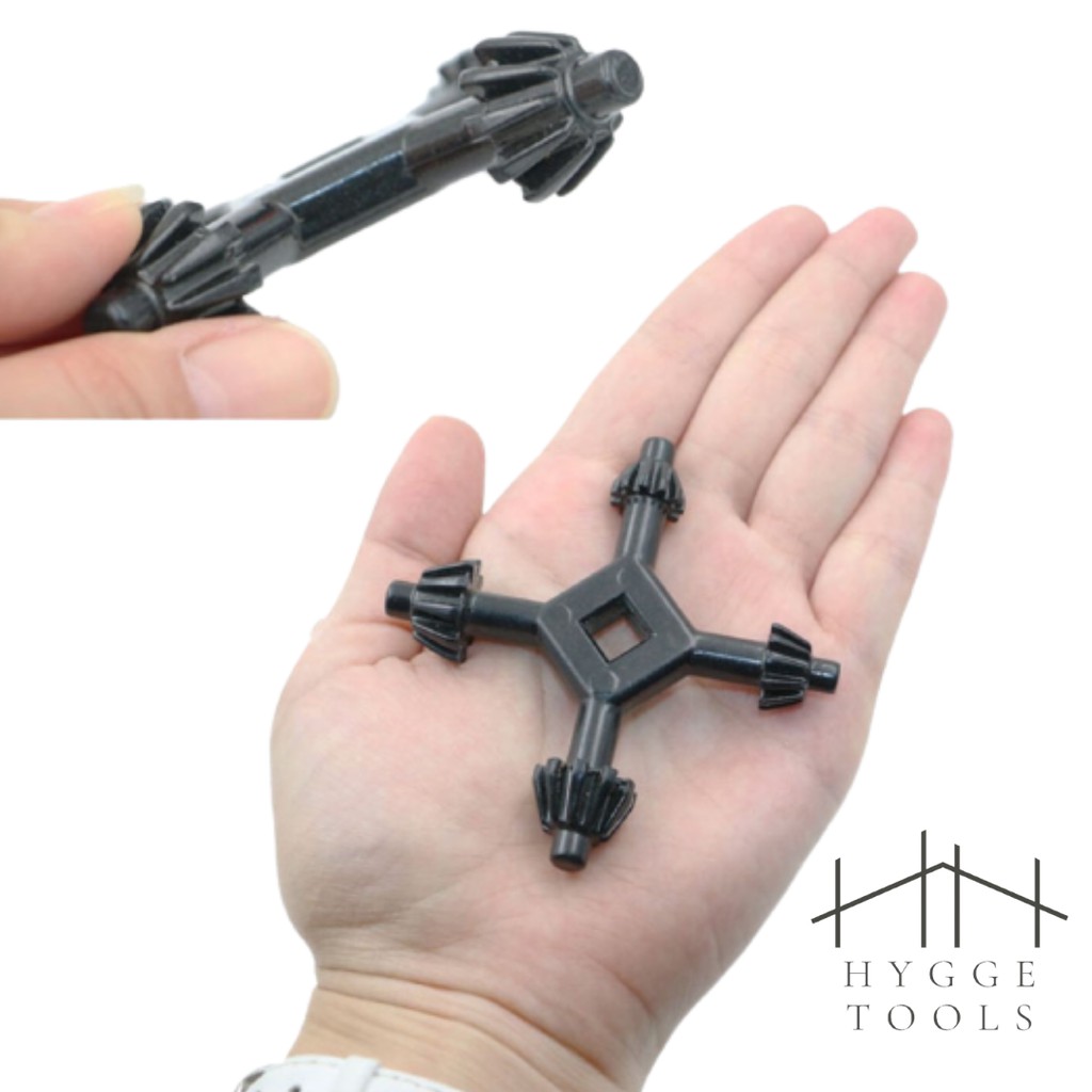 กุญแจจำปาไขหัวสว่าน 4 in 1 อุปกรณ์จับดอกสว่าน Drill Chuck Key - รูปที่ 4