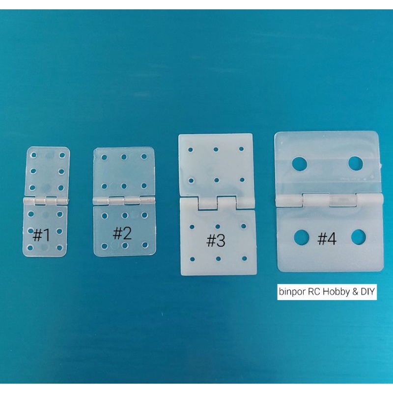 บานพับพลาสติก (ชุดละ 10 ชิ้น) อุปกรณ์สร้าง เครื่องบิน rc in stock