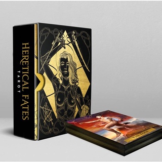 ไพ่ทาโรต์ ไพ่ยิปซี ไพ่ออราเคิล TAROT ORACLE CARDS : HERETICAL FATES TAROT DECK ของใหม่ ของแท้ 100%