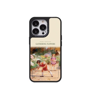 🇰🇷【Korean iPhone Samsung Galaxy Case】Gathering Flowers by Victor Gabriel Gilbert Card Storage kick Stand Holder Protective Bumper Changerable Dparks for iPhone 13 Pro Max Mini 12 11 x Samsung Galaxy Note 20 22 Made in Korea Hand Made