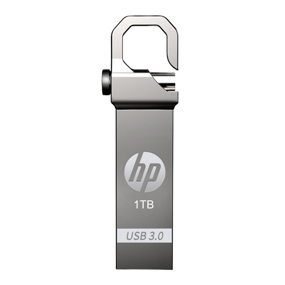 HP USB 3.0 แฟลชไดรฟ์ 2TB ความเร็วสูงมินิแบบพกพา HP USB3.0 USB แฟลชไดรฟ์ 2TB โลหะกันน้ำ รถ