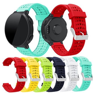 สายนาฬิกาข้อมือซิลิโคน แบบเปลี่ยน สําหรับ Garmin Forerunner 235 230 630 235