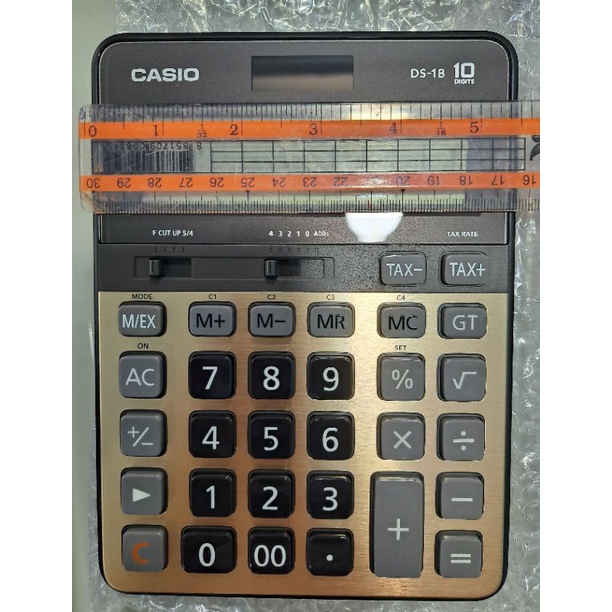 DS-1B-GD สีทอง เครื่องคิดเลข Casio 10 หลัก ของแท้ ของใหม่ ประกันศูนย์ - รูปที่ 5