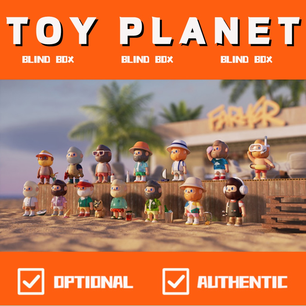 [toy Planet] ของเล่นตุ๊กตา POP MART Popmart ART toy FARMER BOB ISLAND SERIES ของขวัญ สําหรับเด็ก