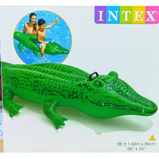 Intex Inflatable Float Toy Croc แพยาง จระเข้ เขียว