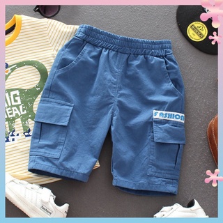 Boys cotton shorts Korean style childrens summer overalls babys casual shorts boys shorts western style