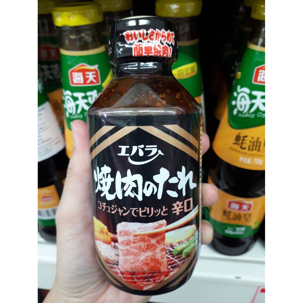 ซอสบาร์บีคิว แบบเผ็ด EBARA Yakiniku hot Sauce 300g