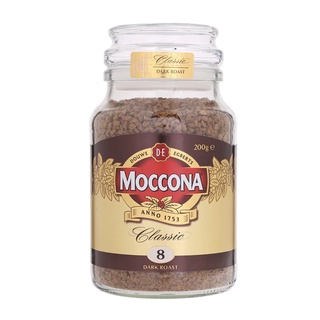 Moccona Classic Dark Rosted 200g มอคโคน่า คลาสสิค ดาร์คโรส เบอร์ 8 กาแฟสำเร็จรูป พรีเมี่ยม