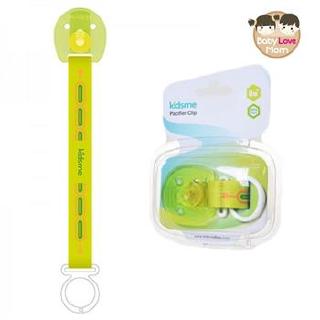 Kidsme Glow in the Dark Pacifier Clip Lime