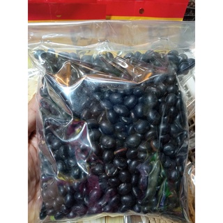 เมล็ดถั่วดำจีนเนื้อสีเขียว (有机青仁黑豆 Chinese natural black beans 500g)