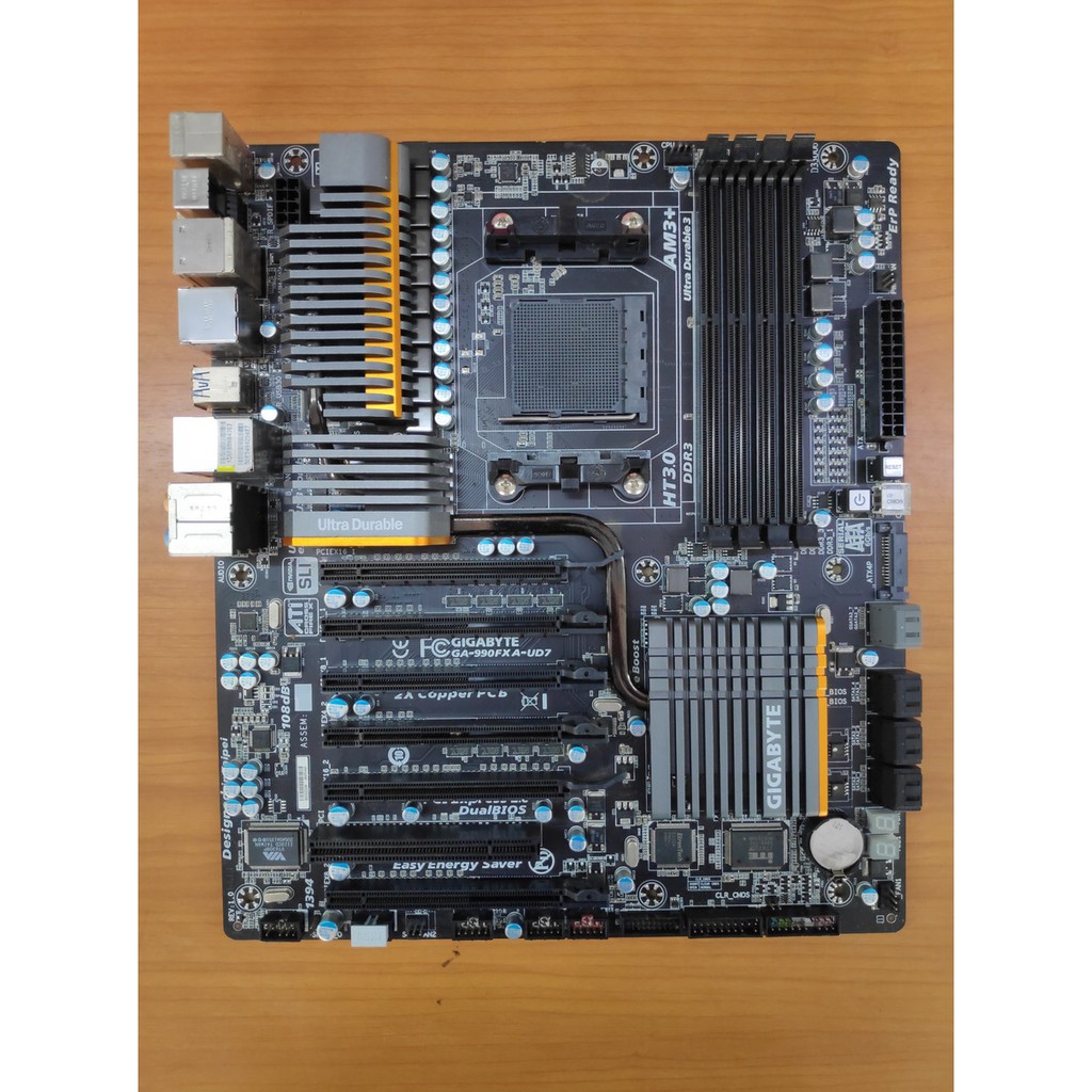 MAINBOARD (เมนบอร์ด) AM3+ GIGABYTE GA-990FXA-U7 มือสอง