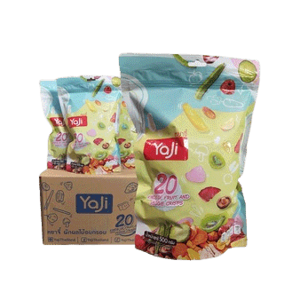 โปรโมชั่น : YAJI TH03 อย.ไทย YAJI 500g มี 20 ชนิด ผักอบกรอบ ผลไม้อบกรอบ ชิ้นใหญ่
